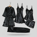 Pyjama en satin de 5 pièces (+5 colories)