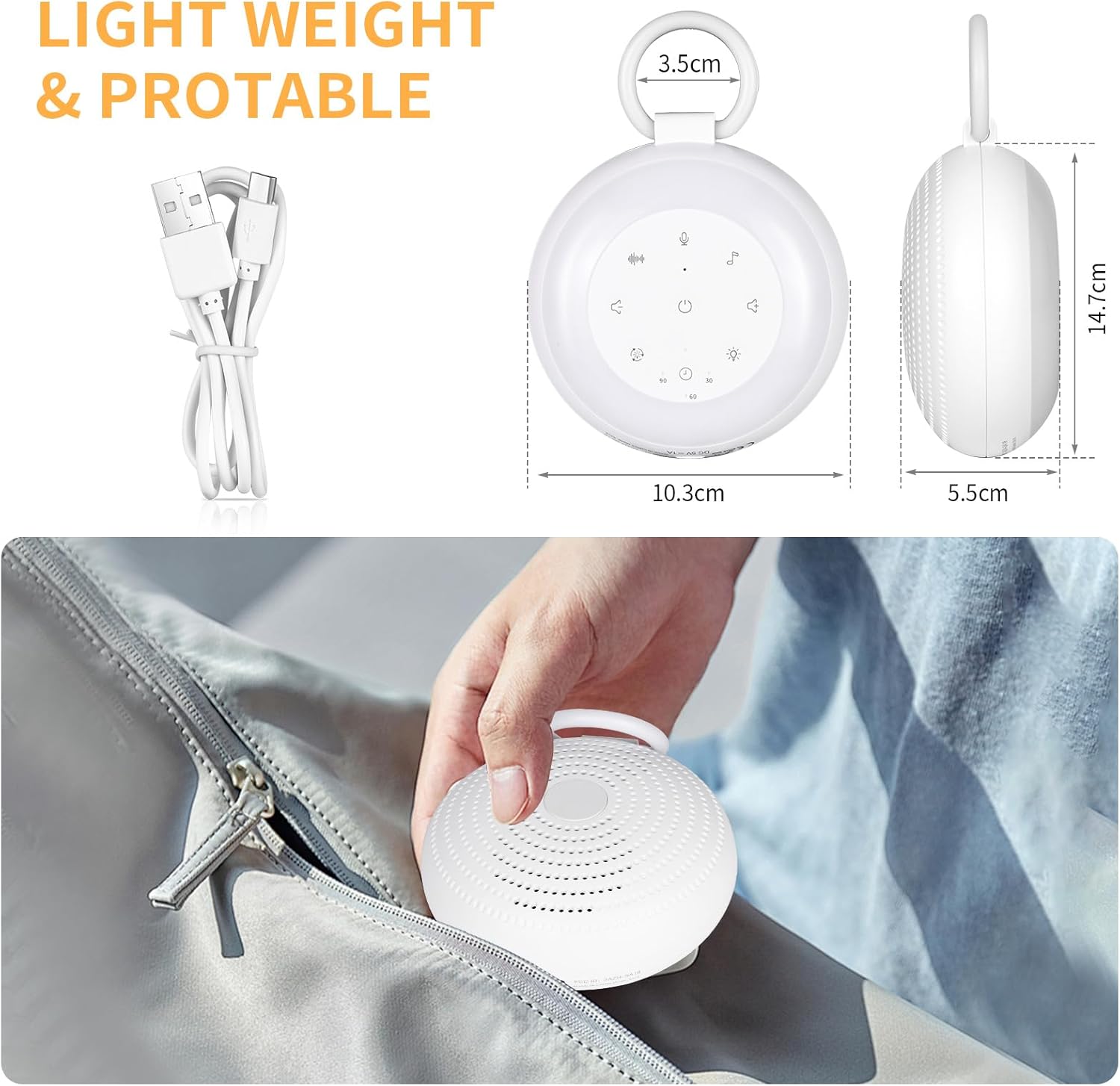 Machine a bruit relaxante